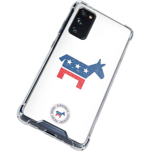 Democrat Donkey Galaxy S20 FE Clear Case